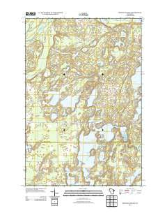 Minong Flowage Wisconsin Historical topographic map, 1:24000 scale, 7.5 X 7.5 Minute, Year 2013
