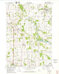 Mishicot Wisconsin Historical topographic map, 1:24000 scale, 7.5 X 7.5 Minute, Year 1978