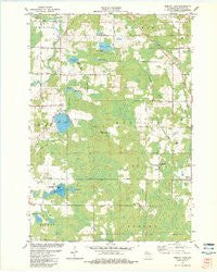 Mission Lake Wisconsin Historical topographic map, 1:24000 scale, 7.5 X 7.5 Minute, Year 1982