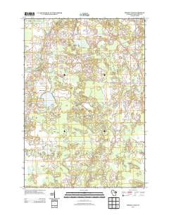 Mission Lake Wisconsin Historical topographic map, 1:24000 scale, 7.5 X 7.5 Minute, Year 2013