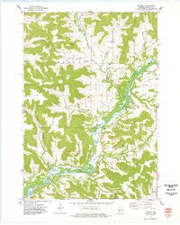Modena Wisconsin Historical topographic map, 1:24000 scale, 7.5 X 7.5 Minute, Year 1974
