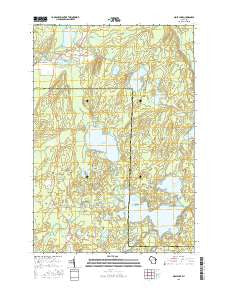 Mole Lake Wisconsin Current topographic map, 1:24000 scale, 7.5 X 7.5 Minute, Year 2015