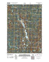 Mondeaux Dam Wisconsin Historical topographic map, 1:24000 scale, 7.5 X 7.5 Minute, Year 2011