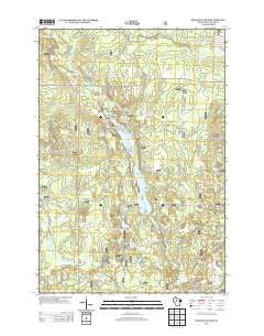Mondeaux Dam Wisconsin Historical topographic map, 1:24000 scale, 7.5 X 7.5 Minute, Year 2013
