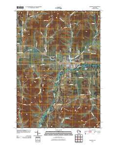 Mondovi Wisconsin Historical topographic map, 1:24000 scale, 7.5 X 7.5 Minute, Year 2010