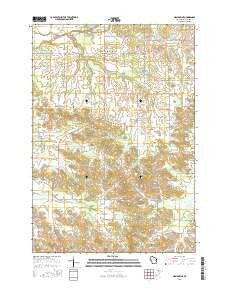 Mondovi NE Wisconsin Current topographic map, 1:24000 scale, 7.5 X 7.5 Minute, Year 2015