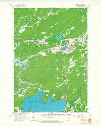Monico Wisconsin Historical topographic map, 1:24000 scale, 7.5 X 7.5 Minute, Year 1965
