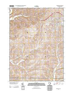 Monroe Wisconsin Historical topographic map, 1:24000 scale, 7.5 X 7.5 Minute, Year 2013
