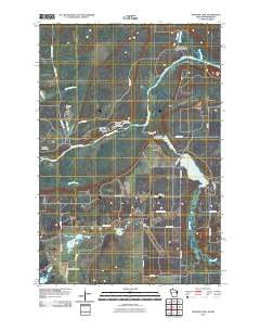 Monson Lake Wisconsin Historical topographic map, 1:24000 scale, 7.5 X 7.5 Minute, Year 2010