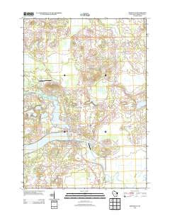 Montello Wisconsin Historical topographic map, 1:24000 scale, 7.5 X 7.5 Minute, Year 2013