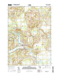 Montello Wisconsin Current topographic map, 1:24000 scale, 7.5 X 7.5 Minute, Year 2016