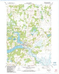 Montello Wisconsin Historical topographic map, 1:24000 scale, 7.5 X 7.5 Minute, Year 1984