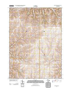 Montfort Wisconsin Historical topographic map, 1:24000 scale, 7.5 X 7.5 Minute, Year 2013