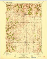 Montfort Wisconsin Historical topographic map, 1:24000 scale, 7.5 X 7.5 Minute, Year 1952