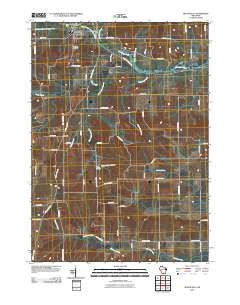 Monticello Wisconsin Historical topographic map, 1:24000 scale, 7.5 X 7.5 Minute, Year 2010