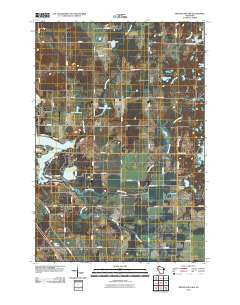 Moose Ear Lake Wisconsin Historical topographic map, 1:24000 scale, 7.5 X 7.5 Minute, Year 2010