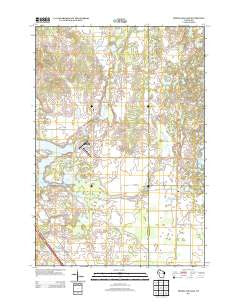 Moose Ear Lake Wisconsin Historical topographic map, 1:24000 scale, 7.5 X 7.5 Minute, Year 2013