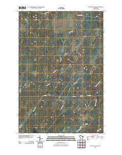 Moose Junction Wisconsin Historical topographic map, 1:24000 scale, 7.5 X 7.5 Minute, Year 2010