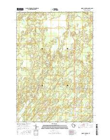 Moose Junction Wisconsin Current topographic map, 1:24000 scale, 7.5 X 7.5 Minute, Year 2015