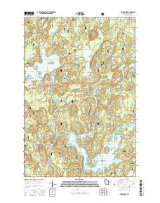Moose Lake Wisconsin Current topographic map, 1:24000 scale, 7.5 X 7.5 Minute, Year 2015