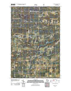 Moquah Wisconsin Historical topographic map, 1:24000 scale, 7.5 X 7.5 Minute, Year 2011