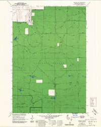 Moquah NW Wisconsin Historical topographic map, 1:24000 scale, 7.5 X 7.5 Minute, Year 1964