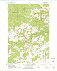 Moquah Wisconsin Historical topographic map, 1:24000 scale, 7.5 X 7.5 Minute, Year 1964