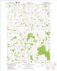 Morrison Wisconsin Historical topographic map, 1:24000 scale, 7.5 X 7.5 Minute, Year 1978