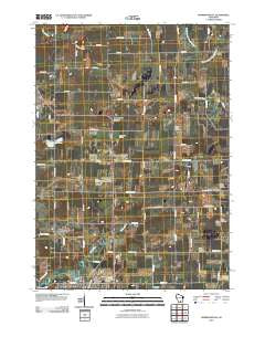 Morrisonville Wisconsin Historical topographic map, 1:24000 scale, 7.5 X 7.5 Minute, Year 2010