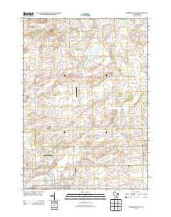 Morrisonville Wisconsin Historical topographic map, 1:24000 scale, 7.5 X 7.5 Minute, Year 2013