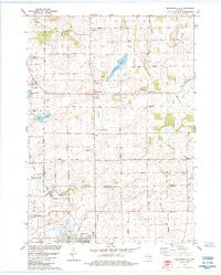 Morrisonville Wisconsin Historical topographic map, 1:24000 scale, 7.5 X 7.5 Minute, Year 1984