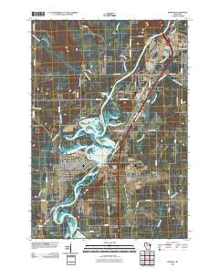 Mosinee Wisconsin Historical topographic map, 1:24000 scale, 7.5 X 7.5 Minute, Year 2010