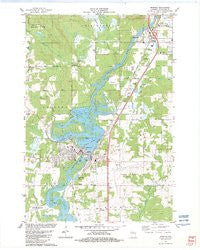 Mosinee Wisconsin Historical topographic map, 1:24000 scale, 7.5 X 7.5 Minute, Year 1982