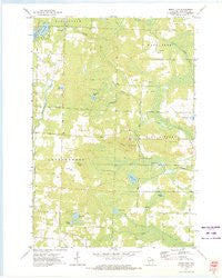Mount Tom Wisconsin Historical topographic map, 1:24000 scale, 7.5 X 7.5 Minute, Year 1972