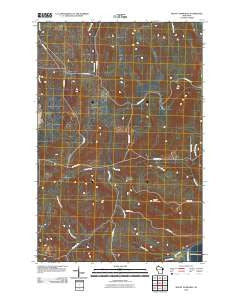 Mount Ashwabay Wisconsin Historical topographic map, 1:24000 scale, 7.5 X 7.5 Minute, Year 2010