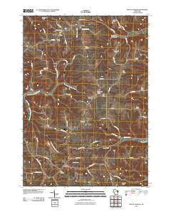 Mount Sterling Wisconsin Historical topographic map, 1:24000 scale, 7.5 X 7.5 Minute, Year 2010