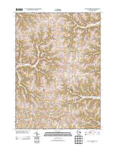 Mount Sterling Wisconsin Historical topographic map, 1:24000 scale, 7.5 X 7.5 Minute, Year 2013