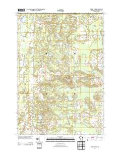 Mount Tom Wisconsin Historical topographic map, 1:24000 scale, 7.5 X 7.5 Minute, Year 2013