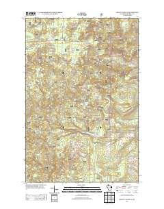 Mount Valhalla Wisconsin Historical topographic map, 1:24000 scale, 7.5 X 7.5 Minute, Year 2013