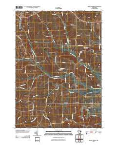 Mount Vernon Wisconsin Historical topographic map, 1:24000 scale, 7.5 X 7.5 Minute, Year 2010