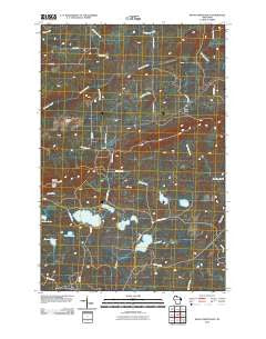 Mount Whittlesey Wisconsin Historical topographic map, 1:24000 scale, 7.5 X 7.5 Minute, Year 2010