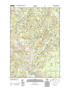 Mountain Wisconsin Historical topographic map, 1:24000 scale, 7.5 X 7.5 Minute, Year 2013