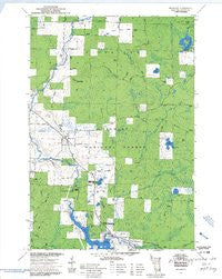 Mountain Wisconsin Historical topographic map, 1:24000 scale, 7.5 X 7.5 Minute, Year 1973