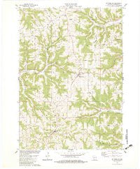 Mt. Sterling Wisconsin Historical topographic map, 1:24000 scale, 7.5 X 7.5 Minute, Year 1983