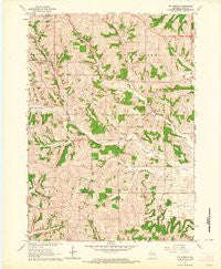 Mt. Vernon Wisconsin Historical topographic map, 1:24000 scale, 7.5 X 7.5 Minute, Year 1962