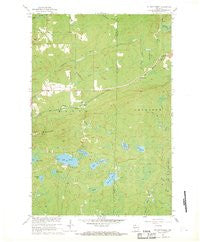 Mt. Whittlesey Wisconsin Historical topographic map, 1:24000 scale, 7.5 X 7.5 Minute, Year 1967