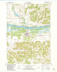 Muscoda Wisconsin Historical topographic map, 1:24000 scale, 7.5 X 7.5 Minute, Year 1983