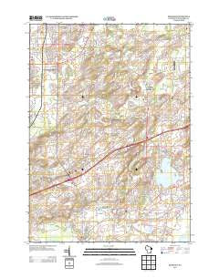Muskego Wisconsin Historical topographic map, 1:24000 scale, 7.5 X 7.5 Minute, Year 2013