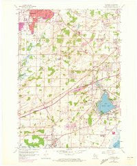Muskego Wisconsin Historical topographic map, 1:24000 scale, 7.5 X 7.5 Minute, Year 1959