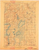 Muskego Wisconsin Historical topographic map, 1:62500 scale, 15 X 15 Minute, Year 1901